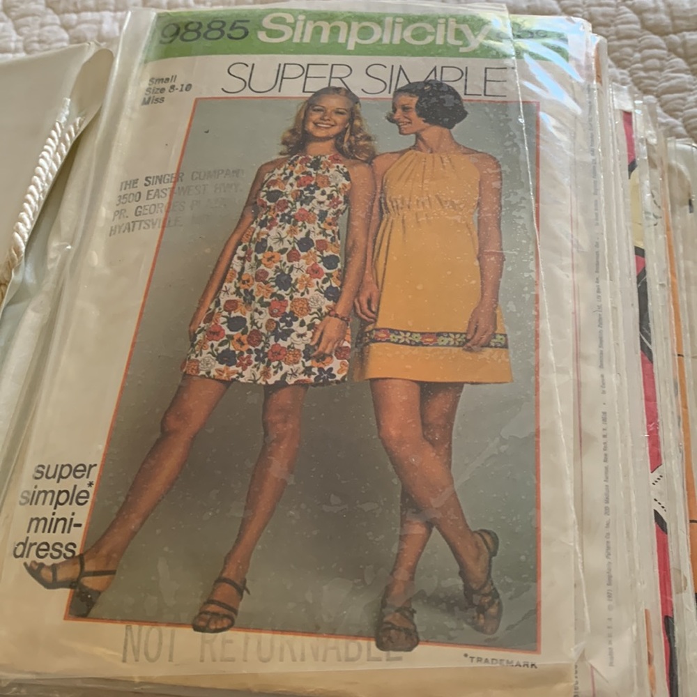 VTG Sewing Patterns, Bundle - Picture 3 of 15